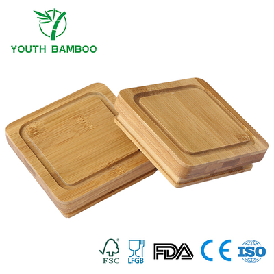 Square Bamboo Cup Lid
