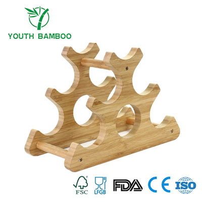 Bamboo Stackable Wire Rack