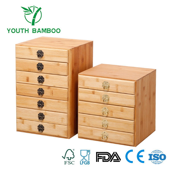 Bamboo Drawer Storage Sets