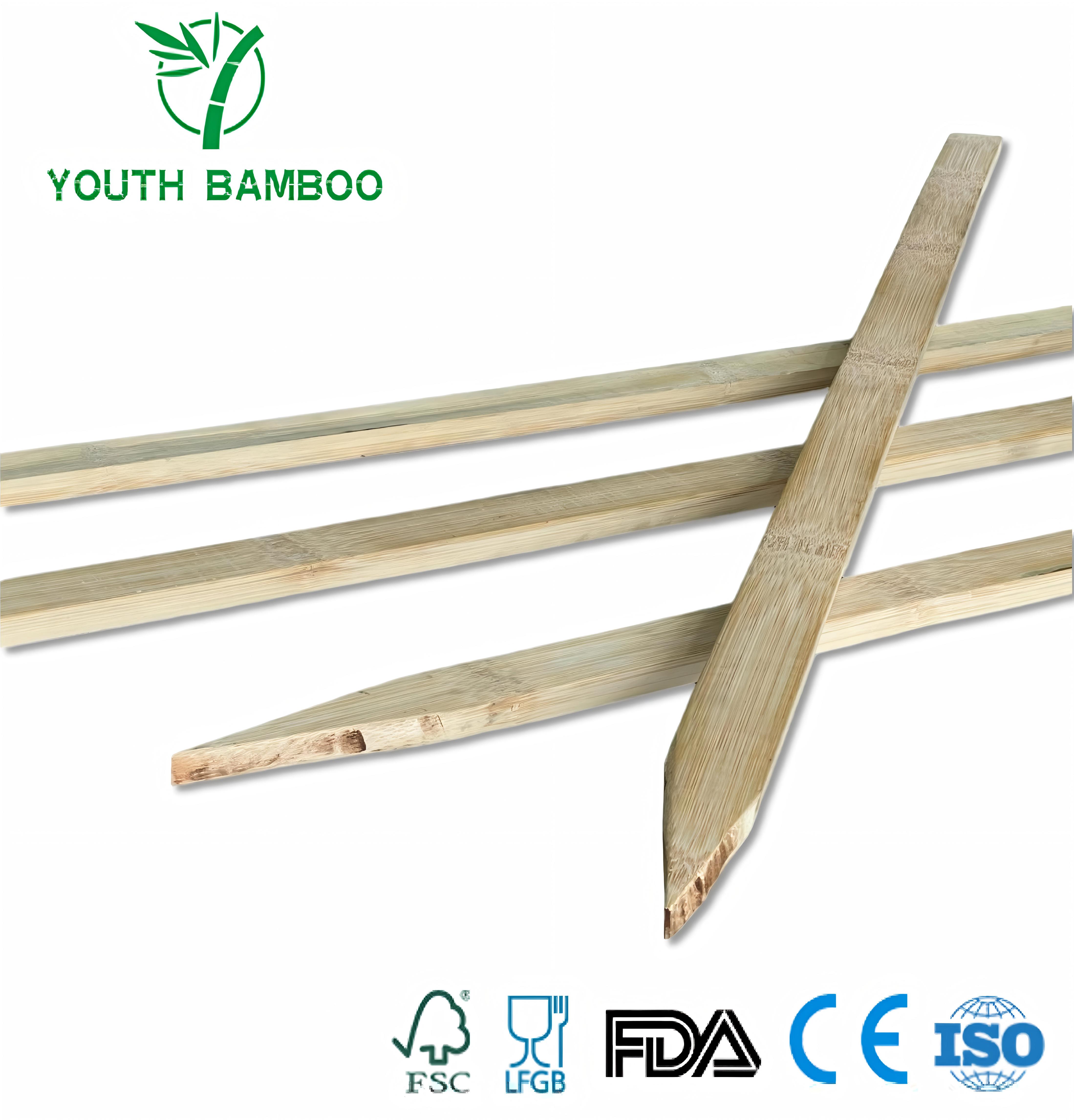 Natural Bamboo Stakes for Gardening