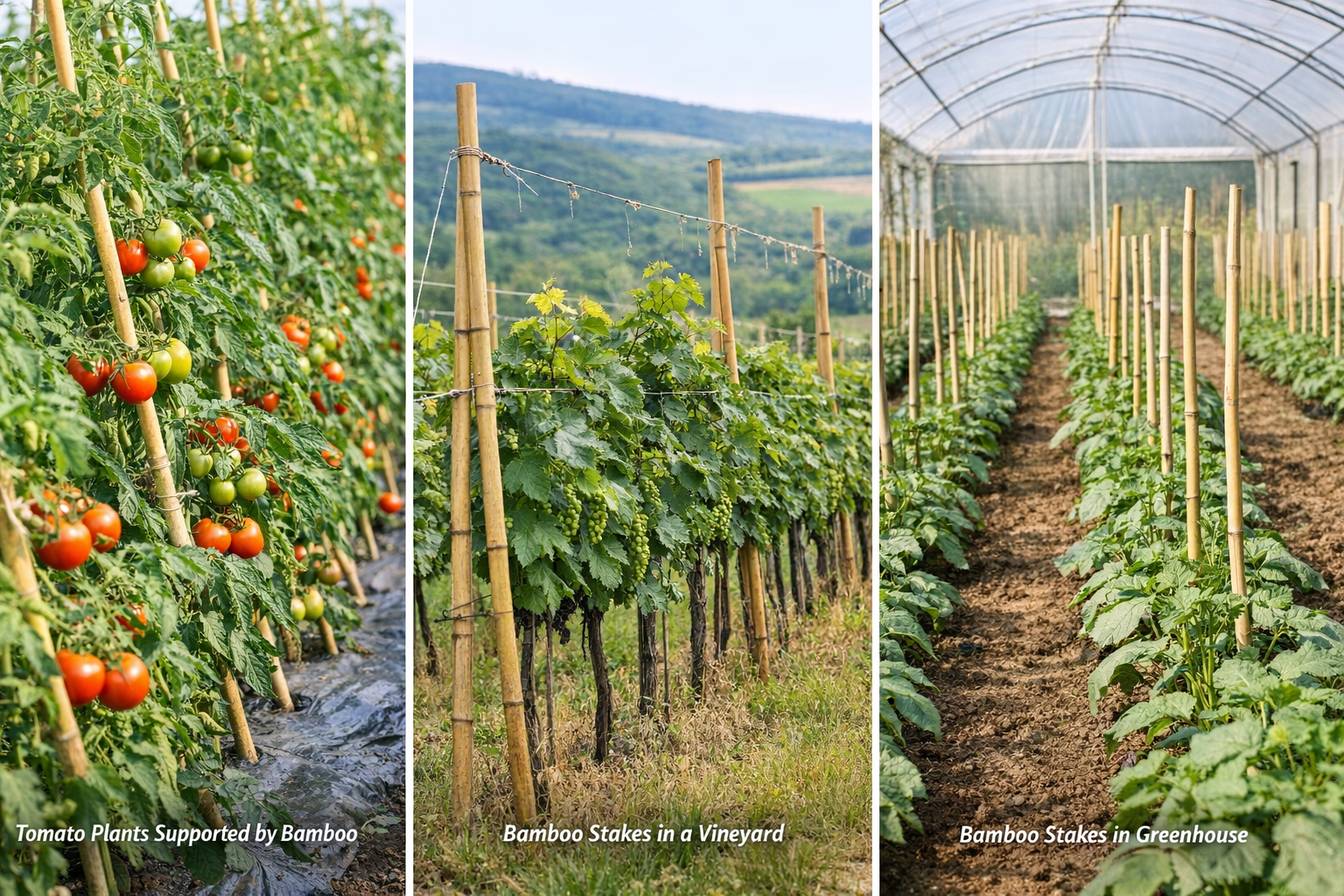 Agricultural Bamboo Stakes: A Sustainable Crop Support Solution